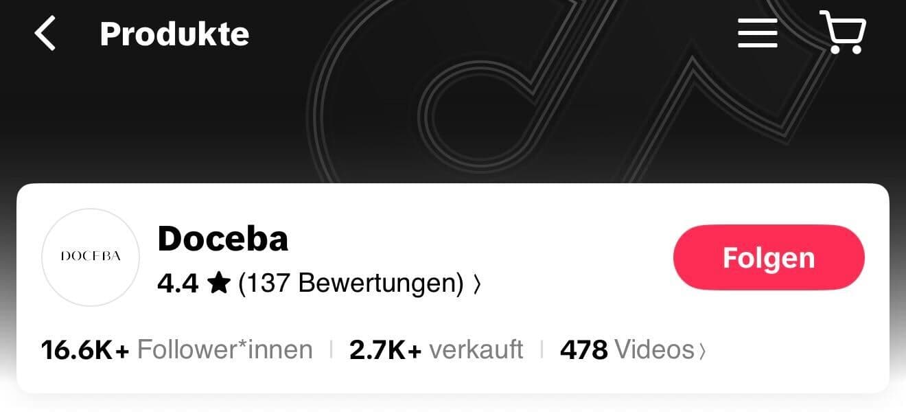 Verkaufserfahrung von DOCEBA im Social Commerce