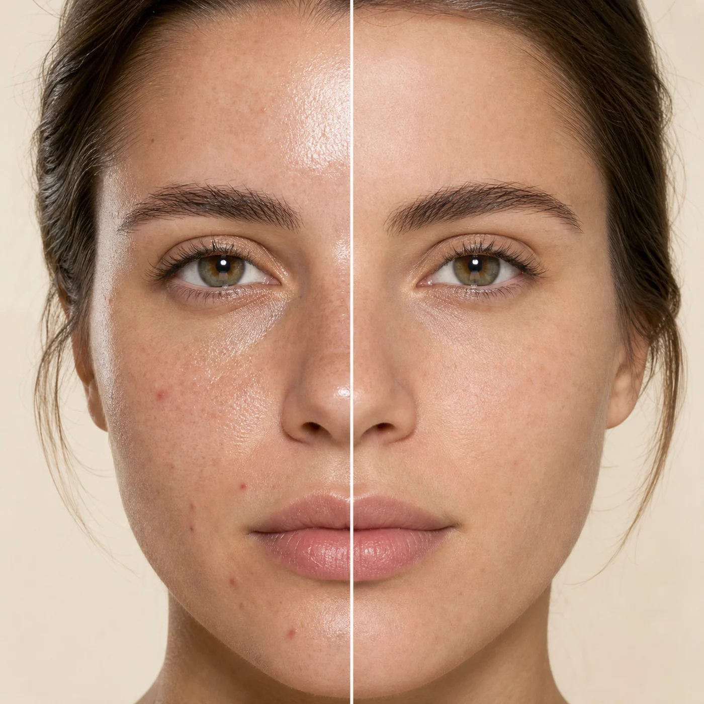 Vorher / Hautziel* als Anwendungsfall für Tone Trinity Serum